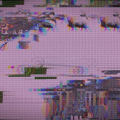 Глитч: искажённый сигнал ЭЛТ-телевизора